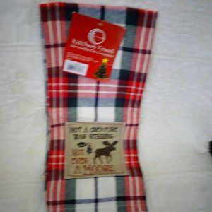 Not A Creature Was Stirring Not Even A Moose Tea Towel